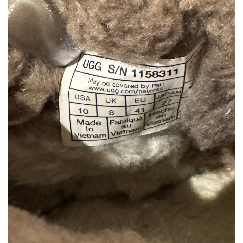 UGG Classic Ultra Mini New Heights Boot Hickory Size 10 Women’s - Picture 4 of 8